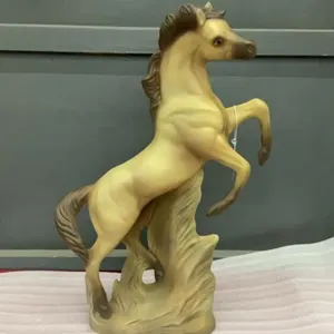 LARGE CERAMIC REARING HORSE