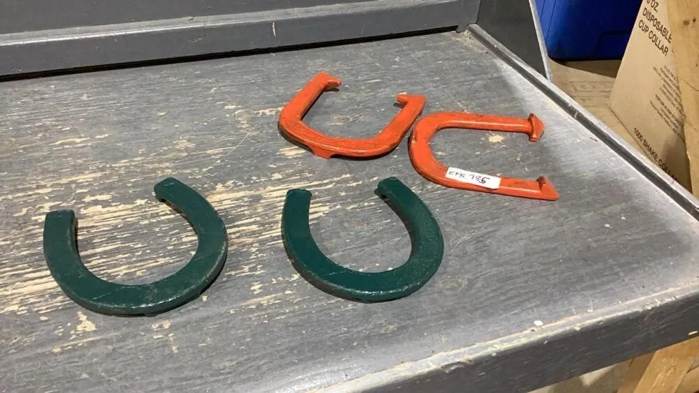 SET OF HORSE SHOES - NOT A MATCHED SET