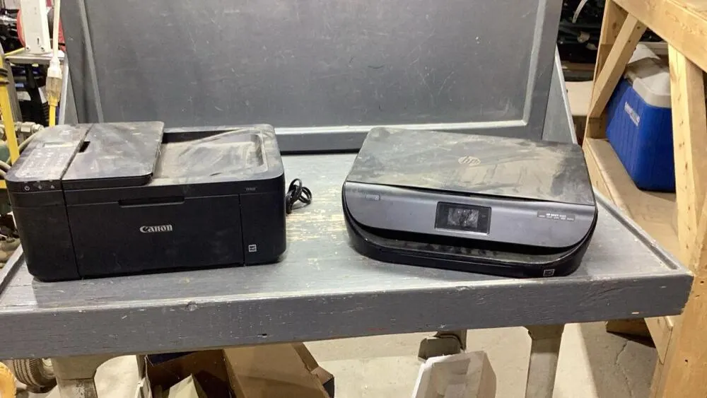 (2) PRINTERS - HP ENVY 4522 + CANON PIXMA