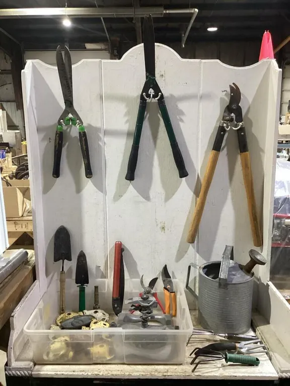 SHOP TOTE OF GARDEN SUPPLIES