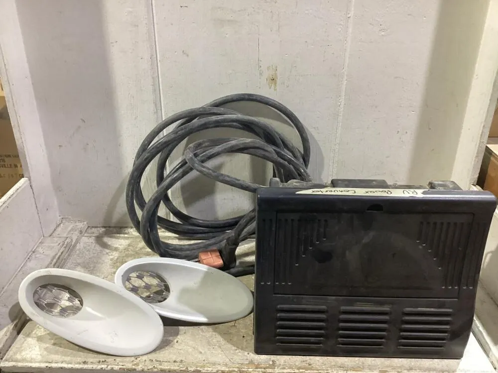 SHOP BOX W/ RV-POWER CONVERTER & CAR FENDER VENTS