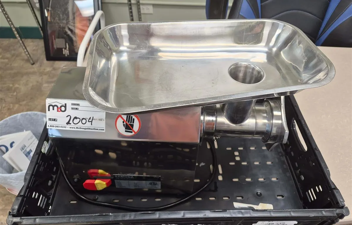 Samona 1 HP Meat Grinder w/ Accessories
UNRESERVED