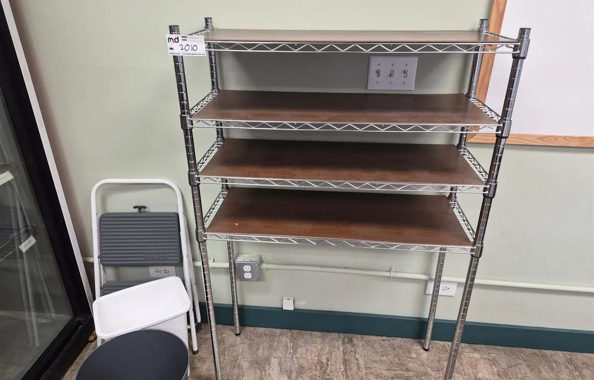 Chrome Wire Storage Shelving & Utility Items
UNRESERVED