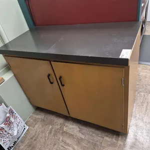 60" Double-Door Cabinet Worktable
 UNRESERVED