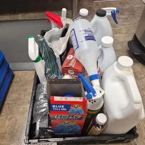 Assorted Cleaning Supplies & Spray Bottles
 UNRESERVED