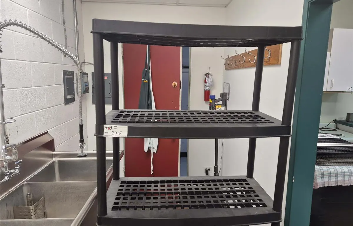 Black Plastic Ventilated Shelving Unit
UNRESERVED