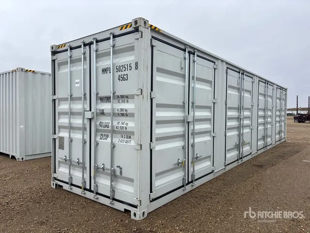 2026 40 ft High Cube Multi-Door Storage Container (Unused)