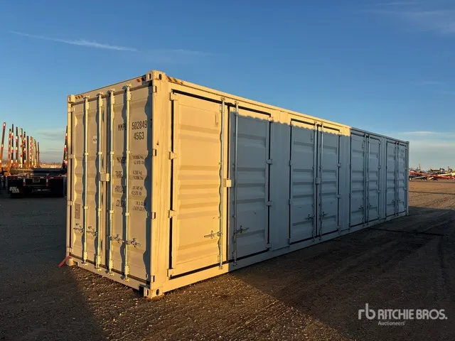 2026 40 ft High Cube Multi-Door Storage Container