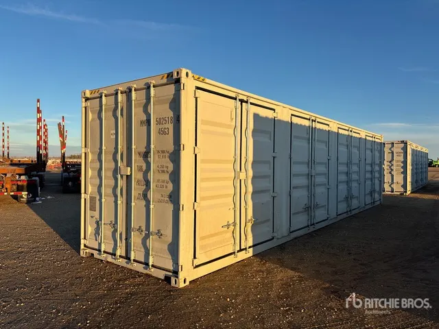 2026 40 ft High Cube Multi-Door Storage Container