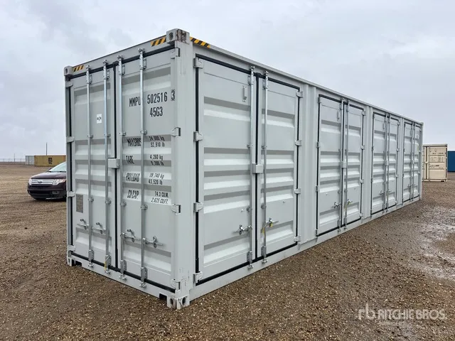 2026 40 ft High Cube Multi-Door Storage Container