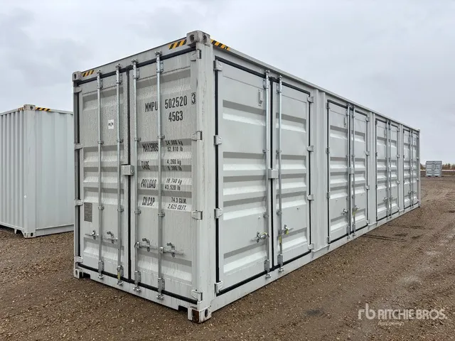 2026 40 ft High Cube Multi-Door Storage Container