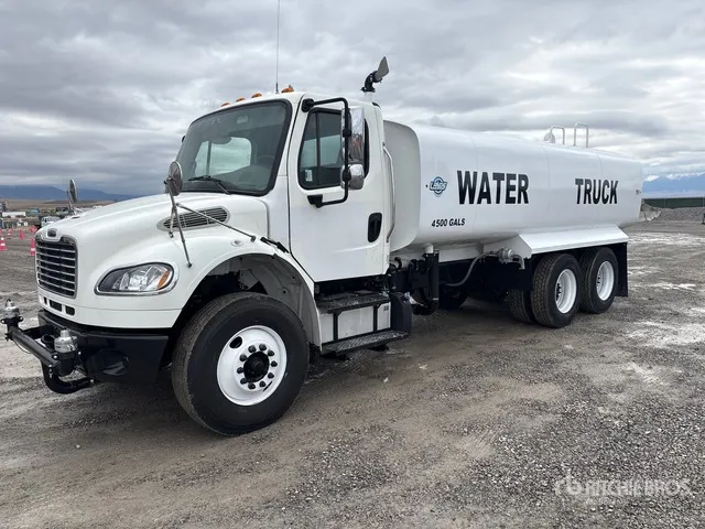 2022 Freightliner M2 106 4500 gal 6x4 Water Truck