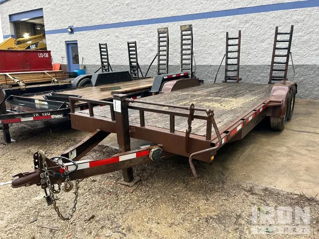 2001 Mauer 20 ft T/A Equipment Trailer