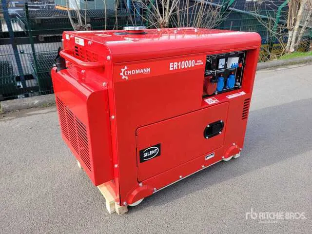 Erdmann ER10000 12 kVA Portable Generator Set (Unused)