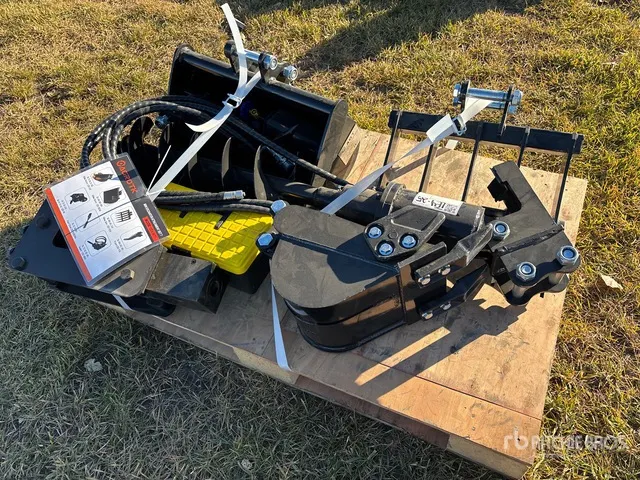 Quantity of 2026 AGT 12EX-SET7 Mini Excavator Attachment Set (Unused)