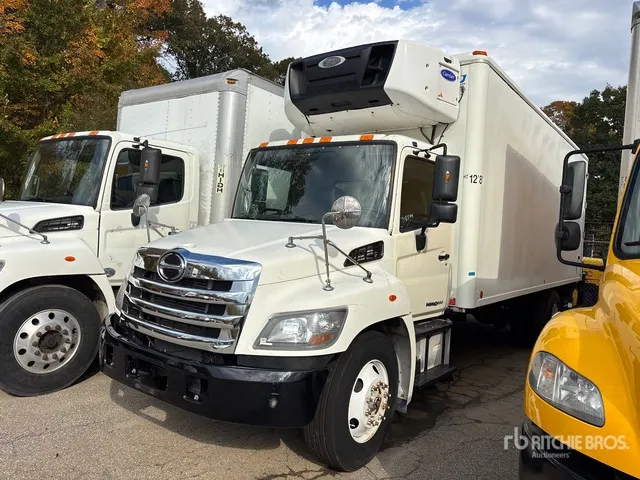2014 Hino 338 4x2 Refrigerated Truck (Inoperable)