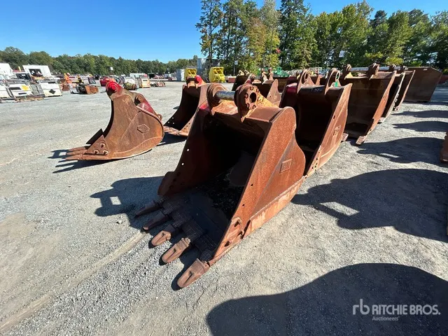 Cat 46 in Digging Excavator Bucket