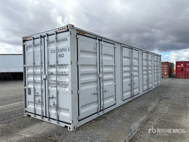 2026 40 ft High Cube Multi-Door Storage Container