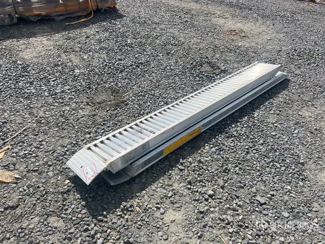 Quantity of (2) C.L.M. 85.25 Aluminum Loading Ramps (Unused)