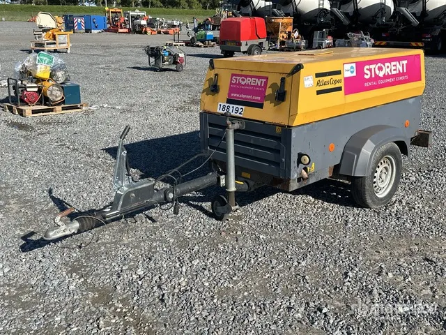 2011 Atlas Copco XAS77 Mobile Air Compressor