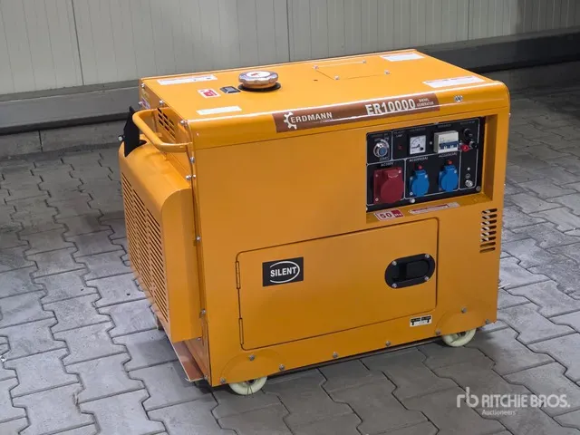 Erdmann ER10000 Portable Generator Set (Unused)