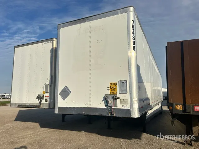 2014 Wabash DVLSHPC 53 ft x 102 in T/A Van Trailer