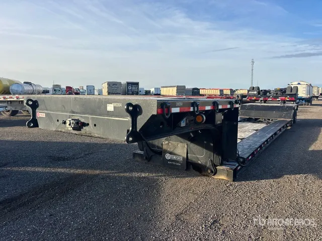 2024 Temisko LE-T2W-48 T/A 48 ft Extendable Removable Gooseneck Lowboy Trailer