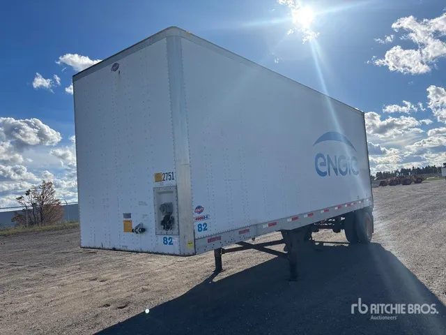 2009 Utility VS1D 28 ft S/A Van Trailer
