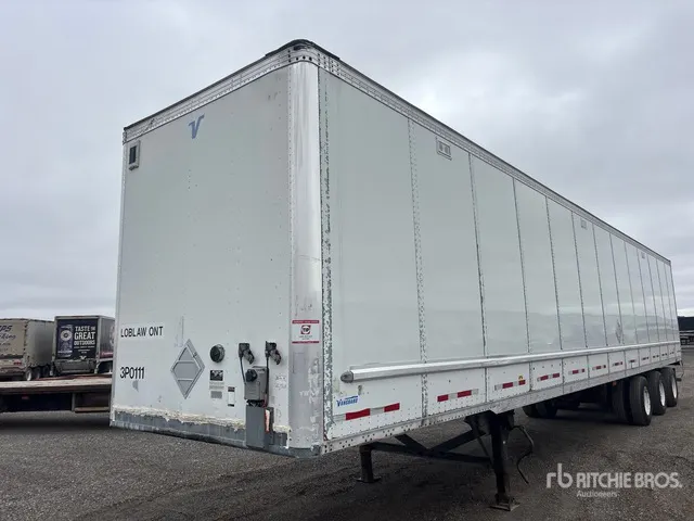 2012 Vanguard 53 ft x 102 in Tri/A Van Trailer