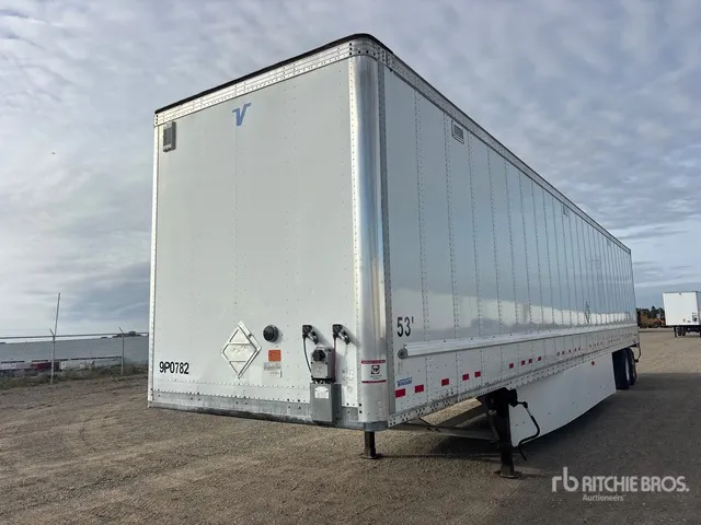 2015 Vanguard 53 ft x 102 in T/A Van Trailer