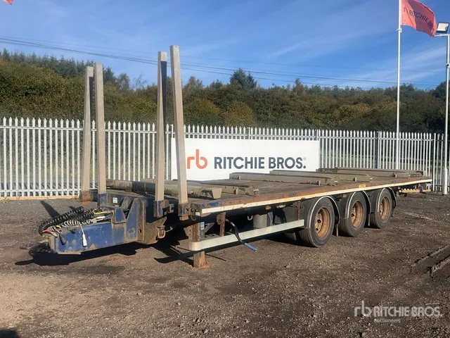 2017 SDC 24 ton 8 m Tri/A Drawbar Flatbed Trailer