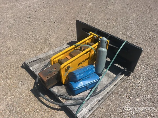 2026 JW JW680 Skid Steer Breaker - Fits 2 - 5 ton (Unused)