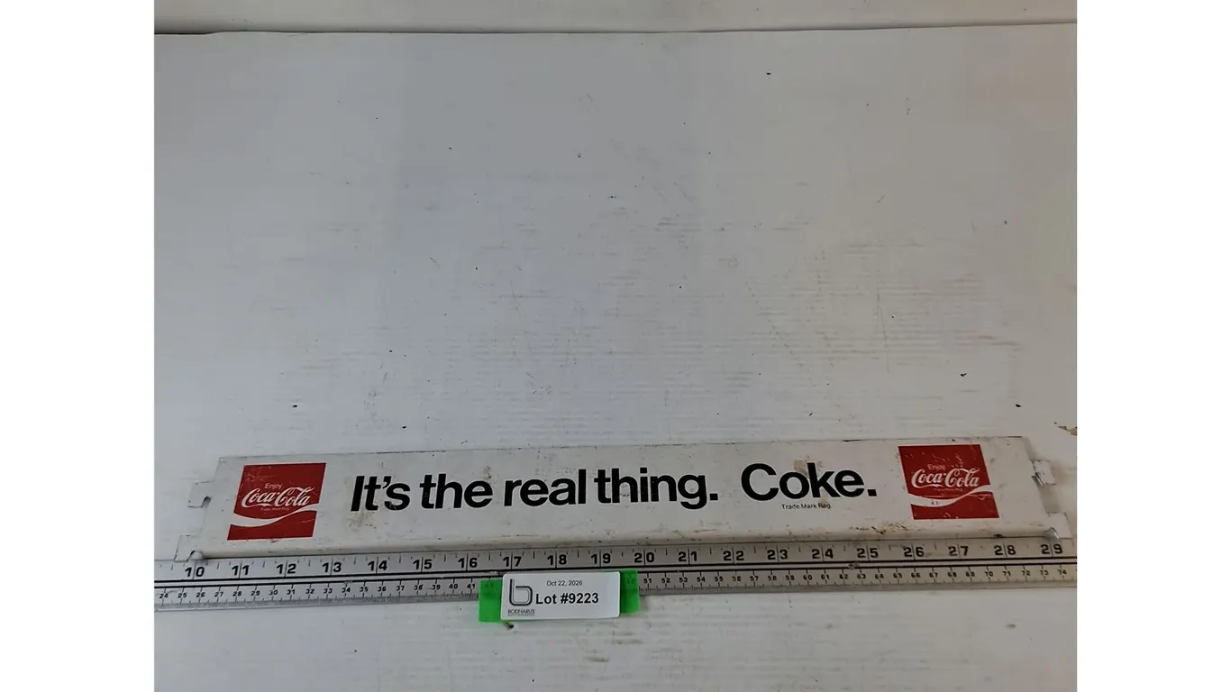Coca-Cola It's The Real Thing Coke Metal Sign
