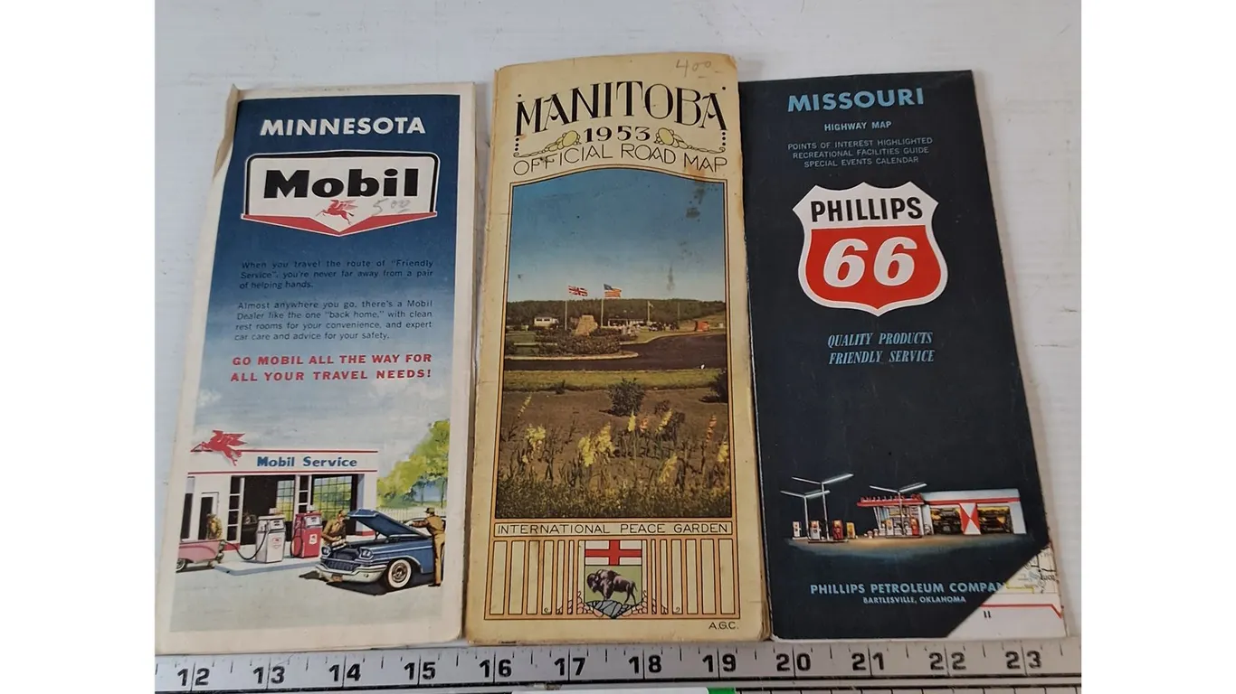 Minnesota Travel Map, Manitoba Road Map, Missouri Highway Map
