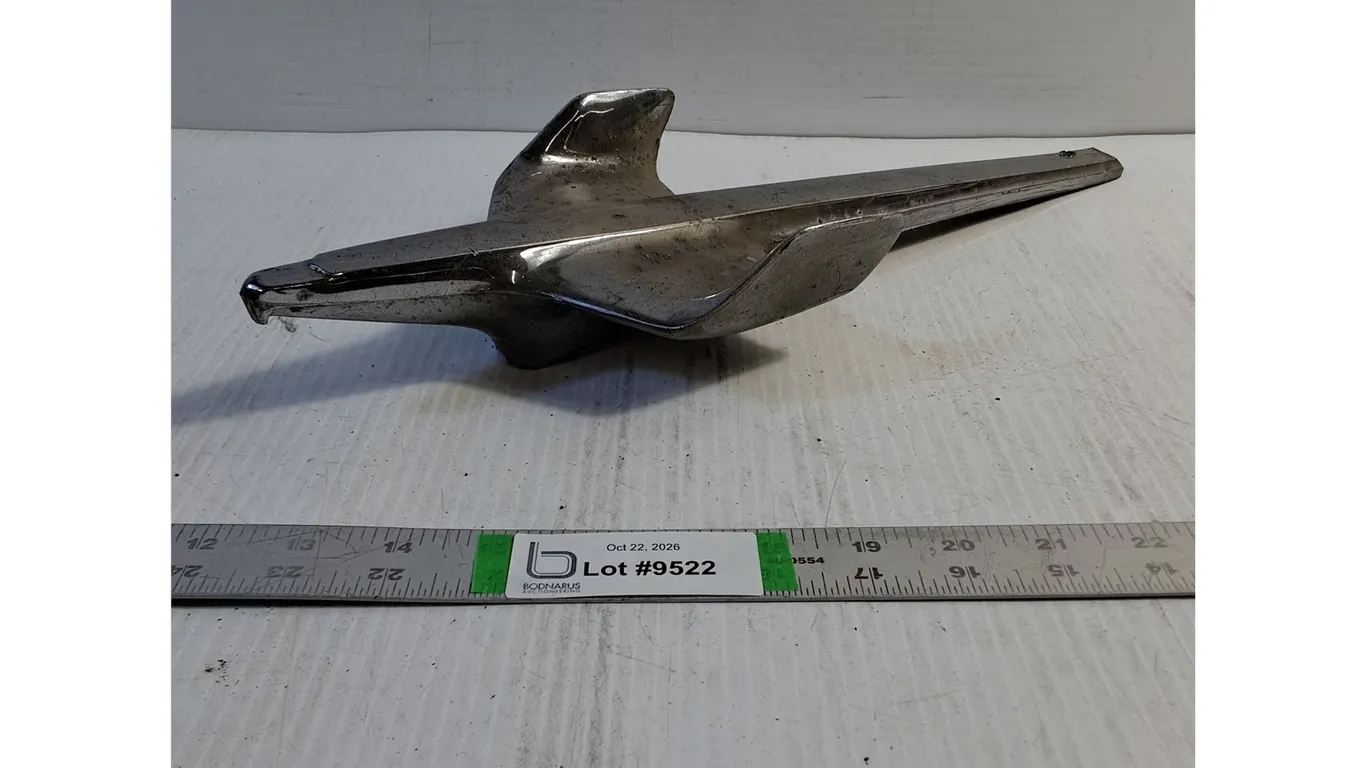 1953-54 Chevrolet Bel-Air Chrome Hood Ornament-may be missing a piece at back