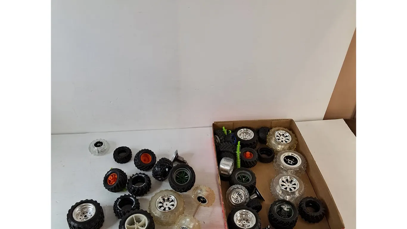 Assorted Toy Wheels and Tires All As-Is