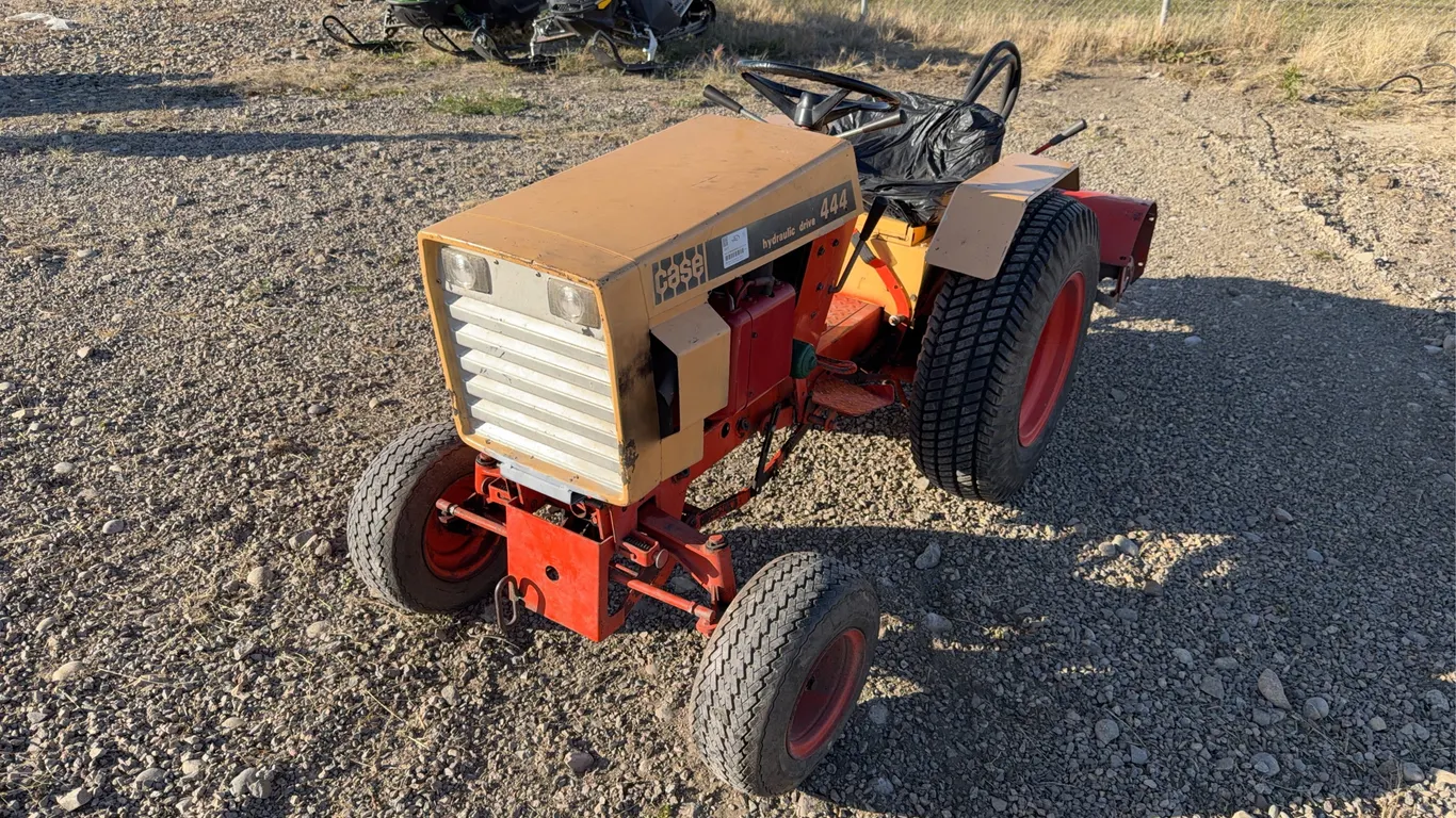 CASE 60" RIDING MOWER W/ ROTOTILLER