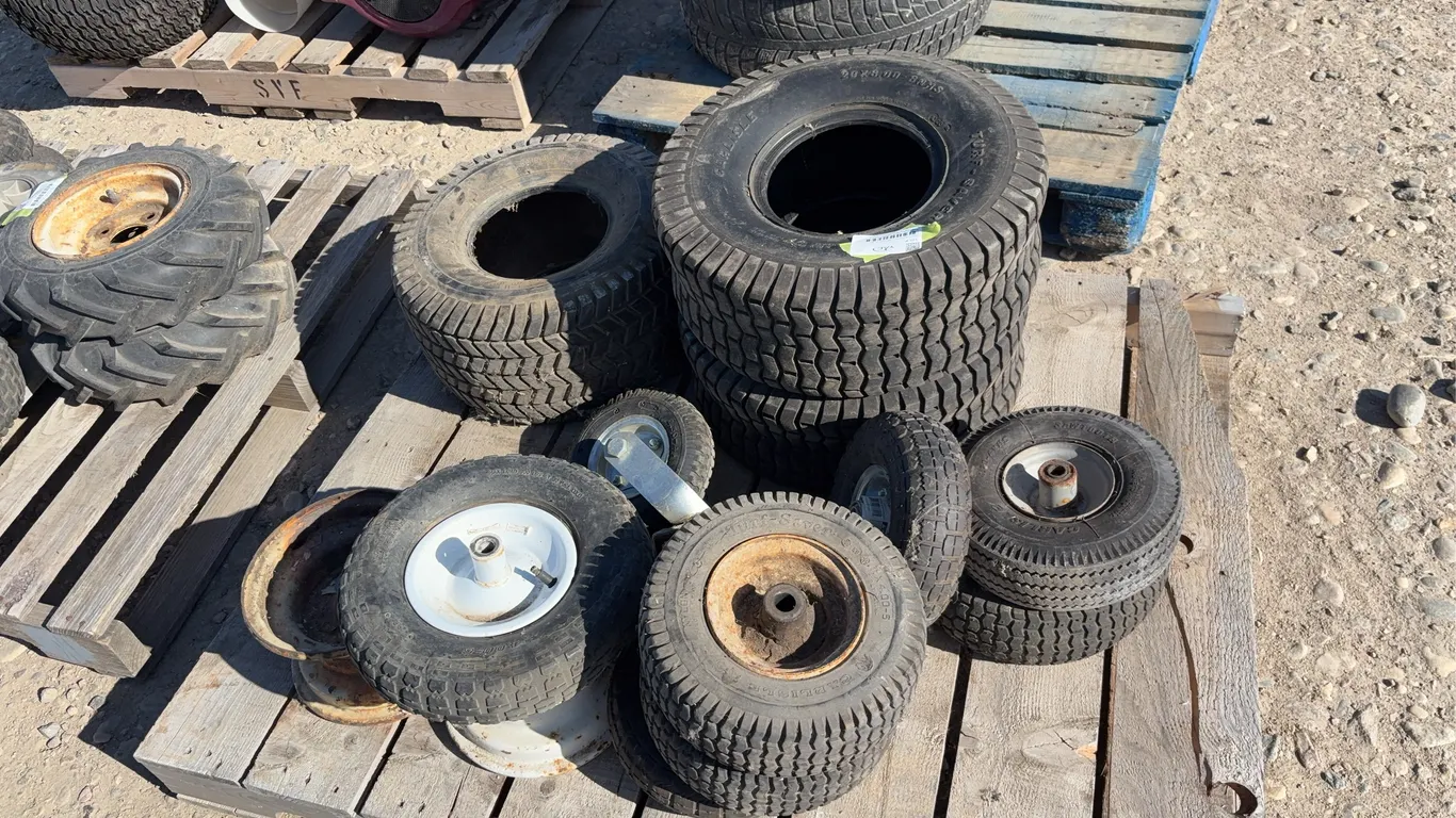 Assorted Lawn Mower Tires