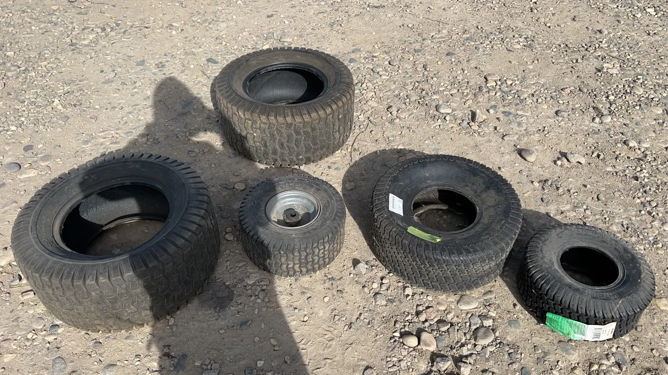 Assorted Lawn Mower Tires