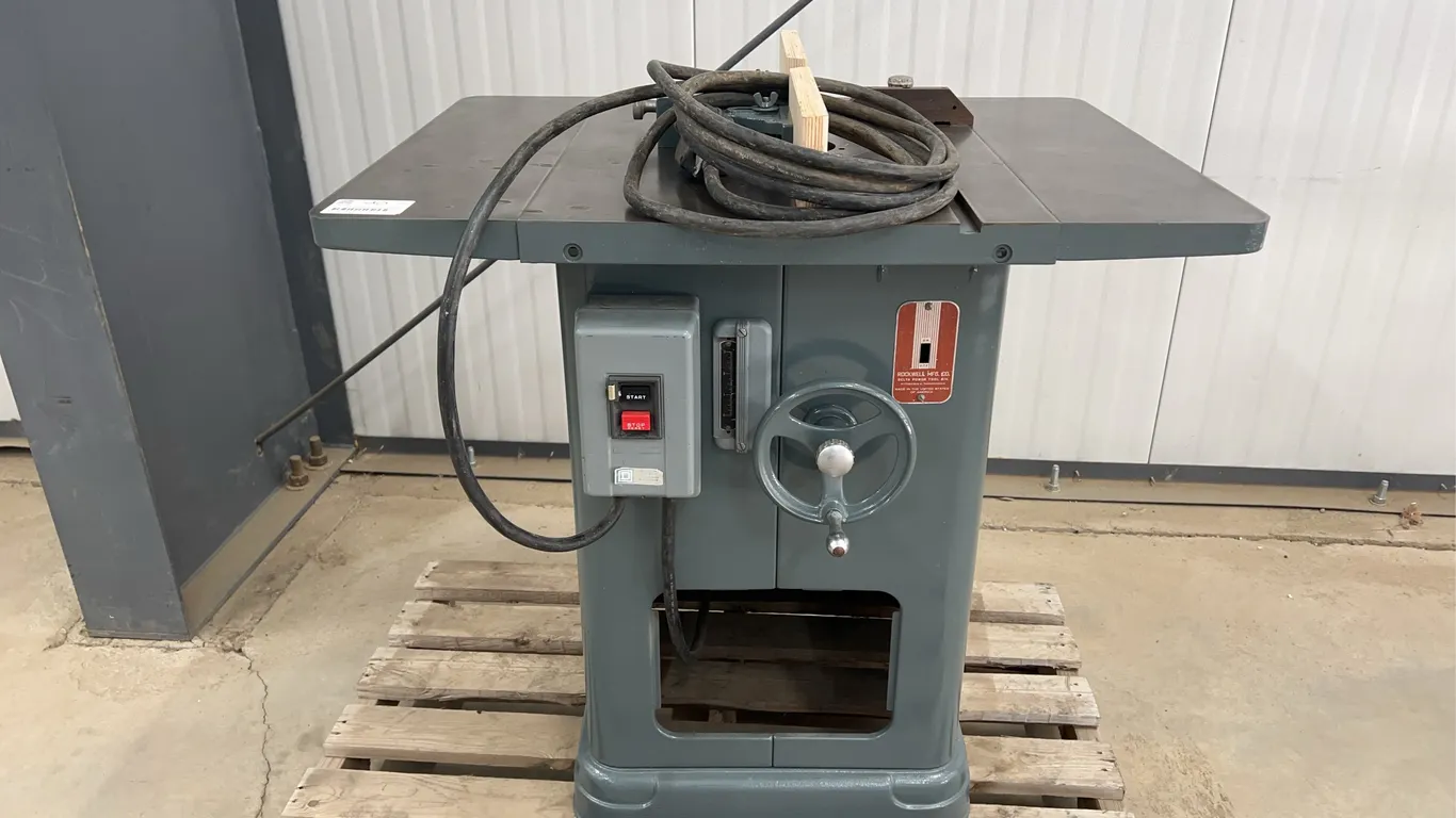 3HP Single Phase Rockwell Delta Heavy Duty Wood Shaper