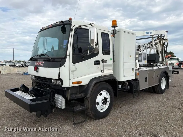 2000 GMC T8500 bridge inspection truck