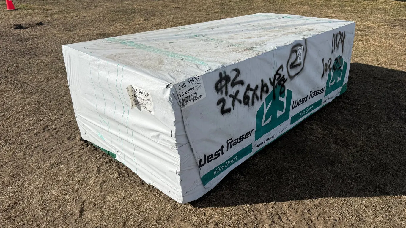 (189) Unused 2"x6"x104-5/8" SPF Boards