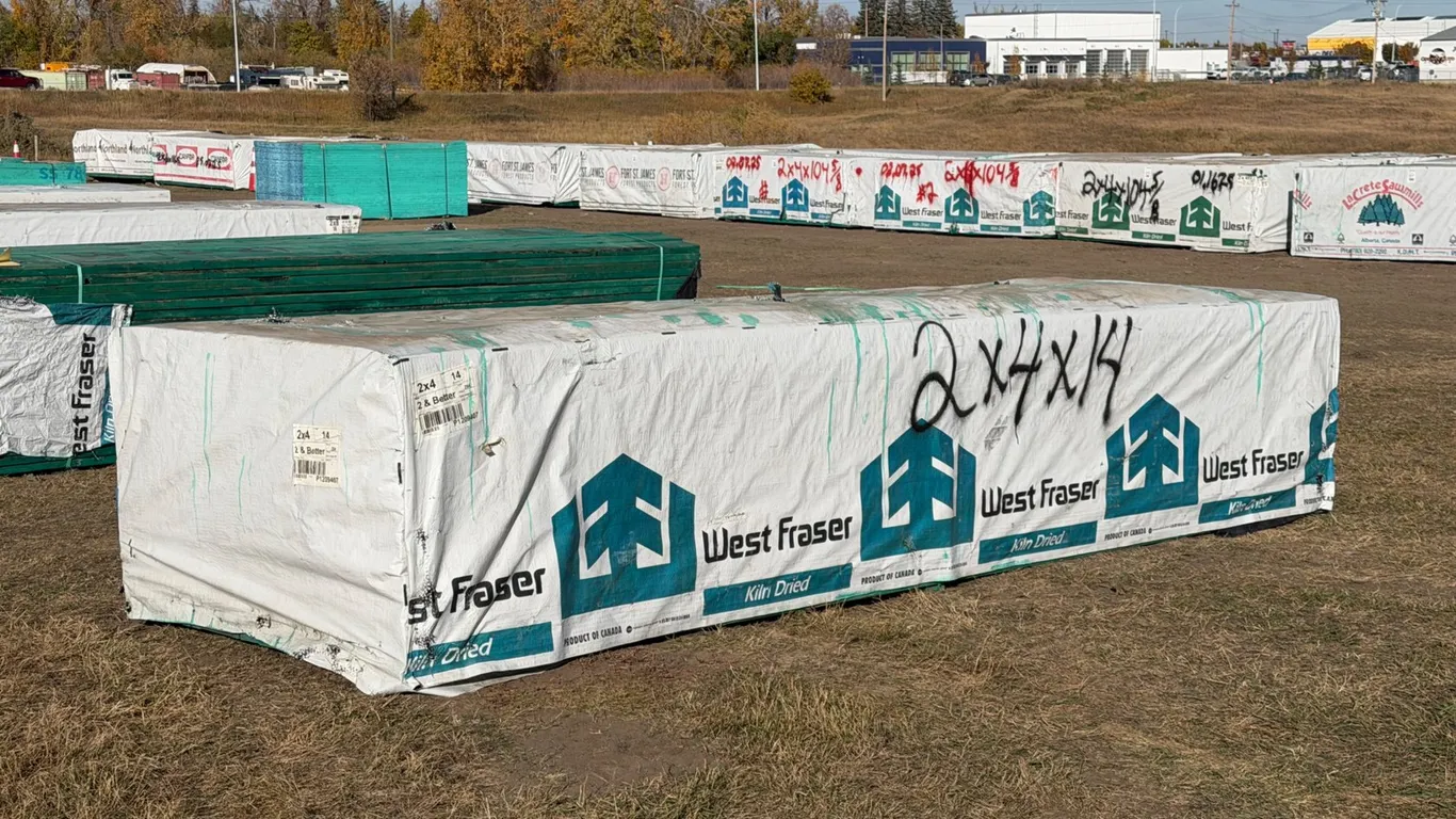 (294) Unused 2"x4"x14' SPF Boards