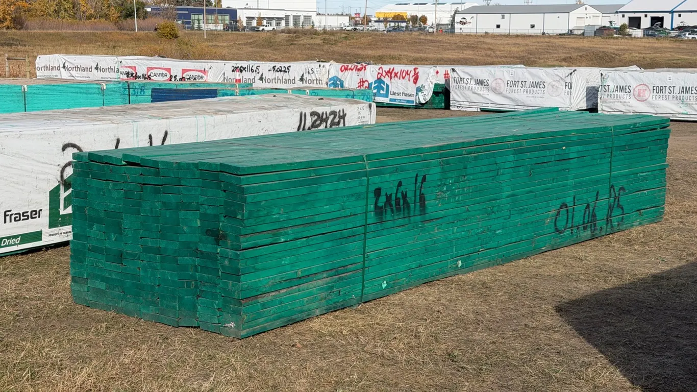 (189) Unused 2"x6"x16' SPF Boards