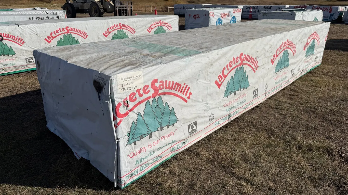 (189) Unused 2"x6"x16' SPF Boards