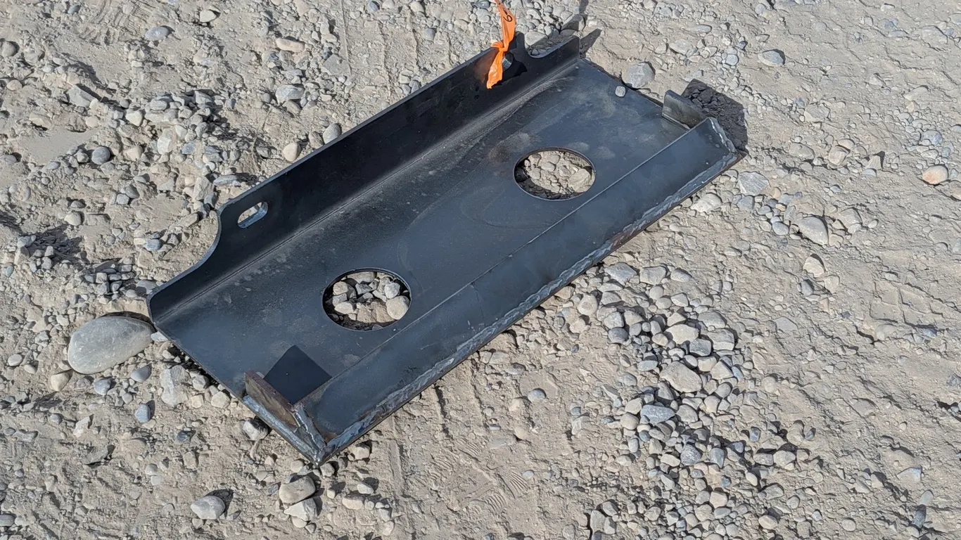 Unused Mini Skid Steer Adapter Plate
