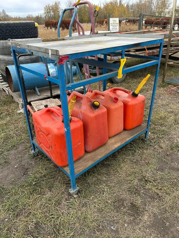 Utility Cart w/ Fuel Containers