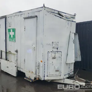 Securi-Cabin Twin Axle Welfare Unit, Drying Room, Toilet, Generator (Cannot Be Reconsigned) 