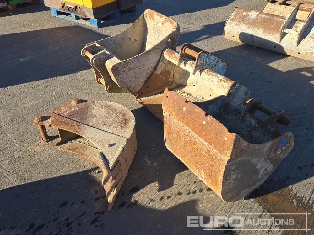 36", 24" (2 of), 12" Digging Bucket 45mm Pin to suit 4-6 Ton Excavator