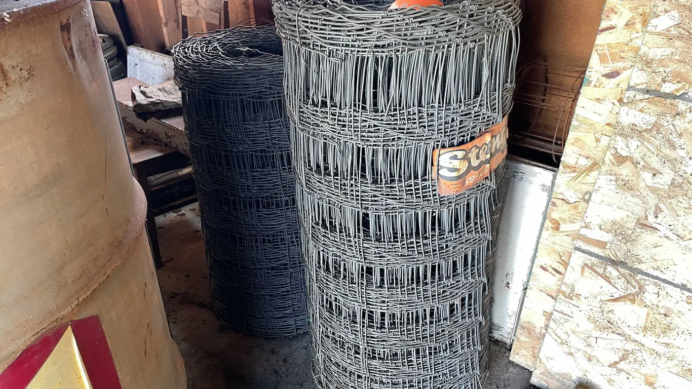 (2) Rolls of Wire Mesh Fencing